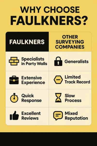 Can I Alter The Party Wall Surveyor? - A Crucial Guide From Faulkner Surveyors 4 Party Wall Mediation {bane} Faulkner Surveyors Crawley Best Surveyor Near me Crawley
